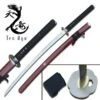 41 Inch Reverse Blade Hand Forged Samurai Sword With Red Scabbard -Knife Sales Store TR024RD