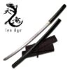 Ten Ryu Hand Sharpen Black Shiraysaya With Sword Bag 1 Ten Ryu Hand Sharpen Black Shiraysaya With Sword Bag -Knife Sales Store TR025BK