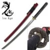 Ten Ryu 42 Inch Handmade 1045 Carbon Steel Blade Samurai Sword 1 Ten Ryu 42 Inch Handmade 1045 Carbon Steel Blade Samurai Sword -Knife Sales Store TR036RD.1