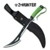 Zombie Hunter Full Tang Machete - Green Cord On Handle -Knife Sales Store ZB020