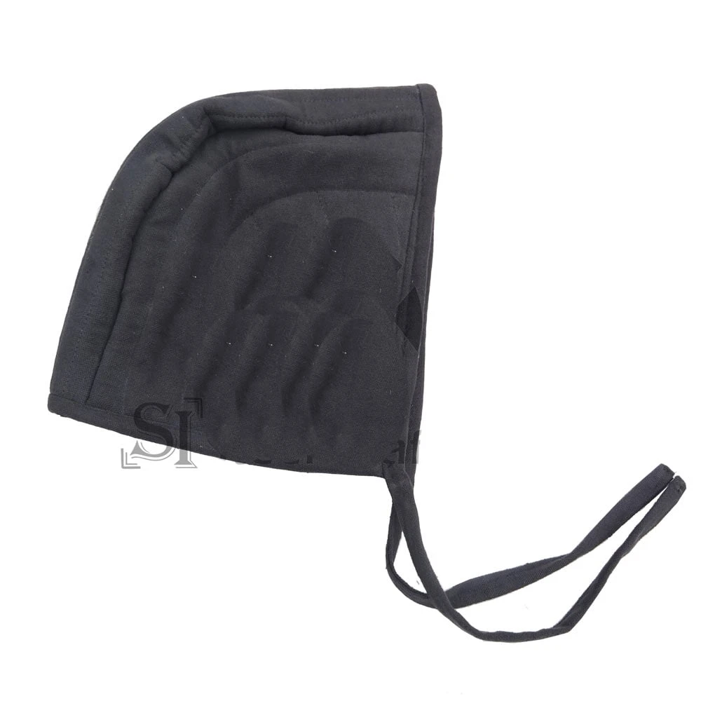 Medieval Cotton Padded Coif Hood Costume Arming Cap 3 Medieval Cotton Padded Coif Hood Costume Arming Cap